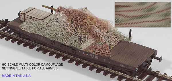 REI Models 16000 - HO 1/87 Scale Multi-Color Camouflage Netting